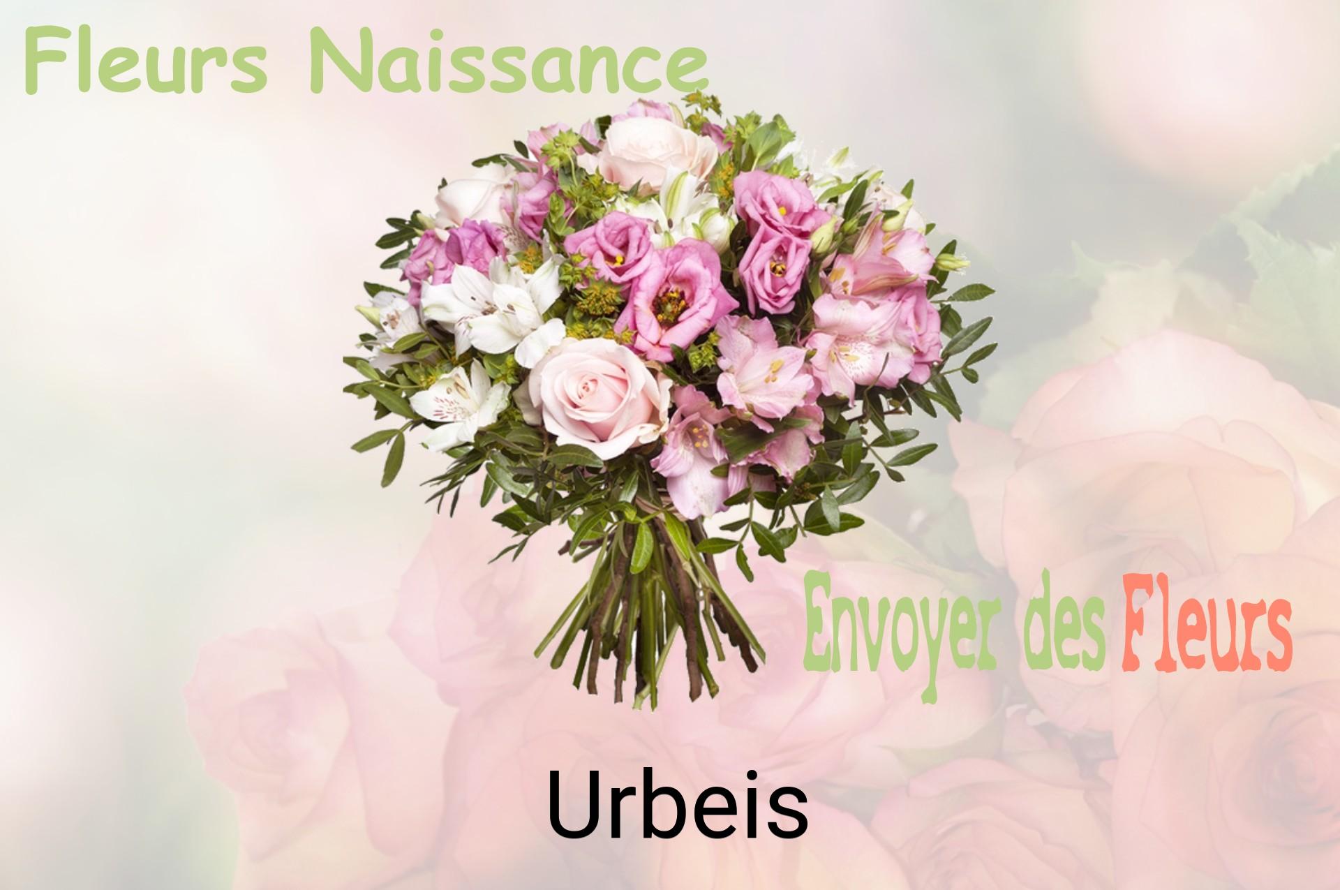 Bouquet de fleurs de naissance livré à Urbeis
